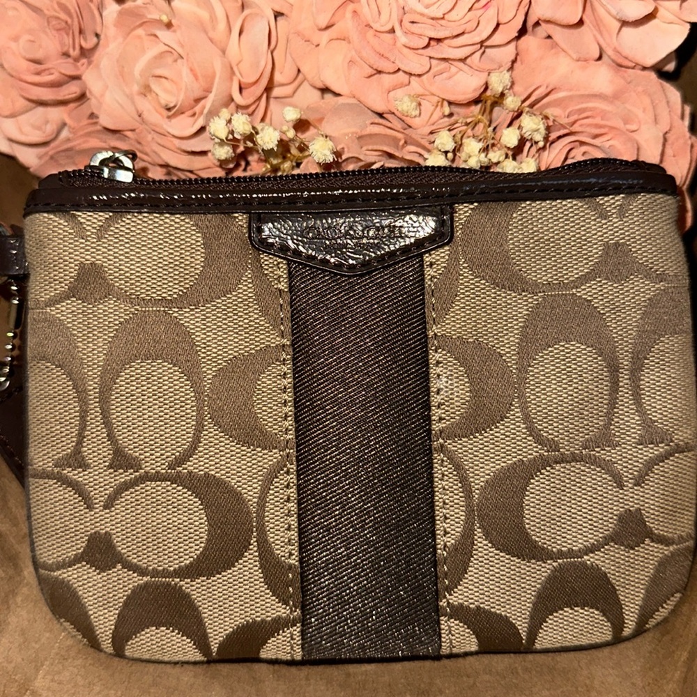 Vintage Coach Wristlet Wallet